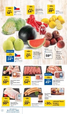 akční leták Tesco 30.6.2021-6.7.2021