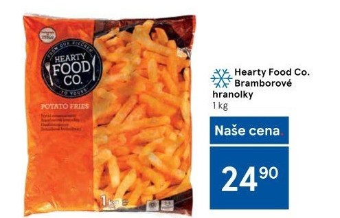 Hranolky mražené Hearty Food Co Tesco