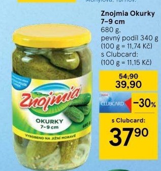 Okurky Znojmia