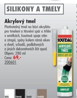 Akrylový tmel Soudal