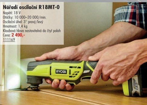 Aku multifunkční nářadí Ryobi R18MT-0