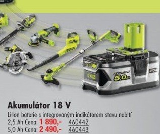 Akumulátor RB18L25 Ryobi