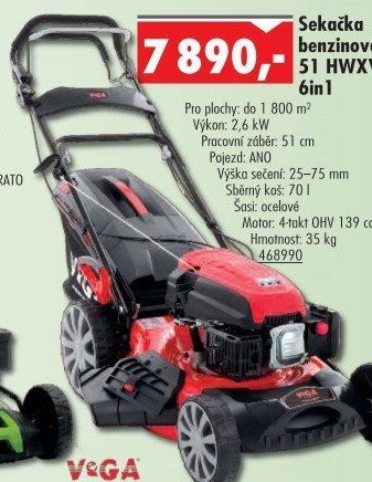 Benzinová sekačka VeGA 51HWXV