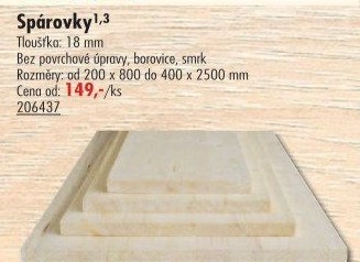 Deska - Spárovka