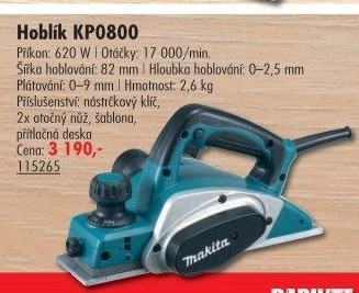 Hoblík Makita KP0800