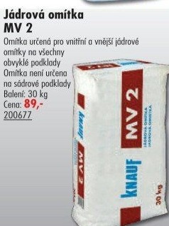 Jádrová omítka Knauf