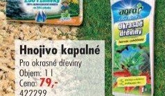Kapalné hnojivo na okrasné dřeviny Agro