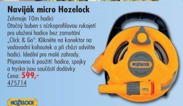 Naviják micro na hadice Hozelock