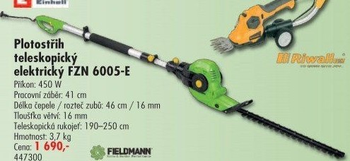 Nůžky na živý plot Fieldmann FZN 6005-E
