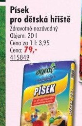 Písek na dětská pískoviště Agro