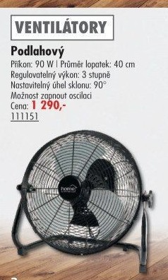 Podlahový ventilátor
