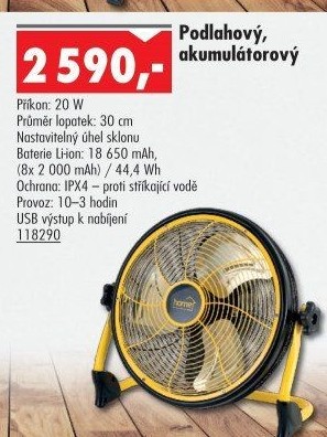 Podlahový ventilátor