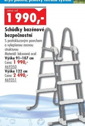 Schůdky k bazénu