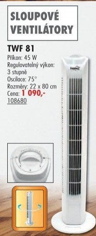 Sloupový ventilátor TWF 81 Home