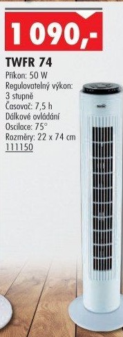 Sloupový ventilátor TWFR Home