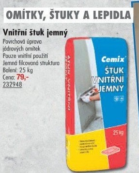 Štuková omítka Cemix