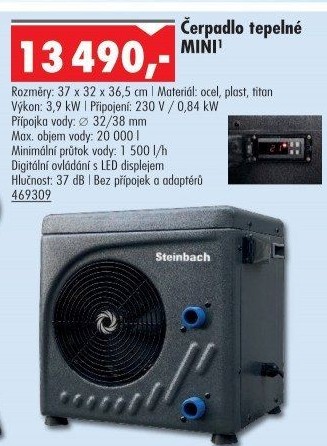 Tepelné čerpadlo Steinbach Mini