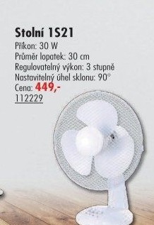 Ventilátor stolní Solight