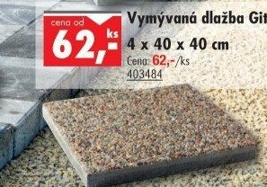 Vymývaná dlaždice