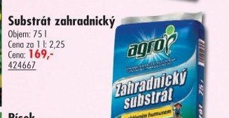 Zahradnický substrát Agro