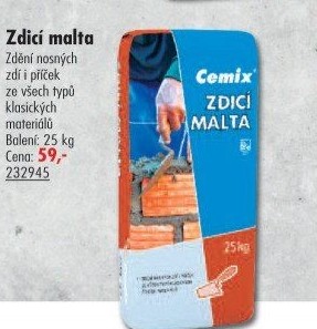 Zdící malta Cemix
