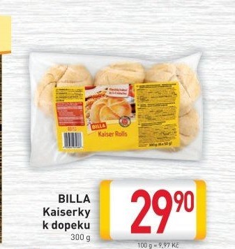 Kaiserky k dopečení Billa