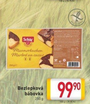 Bábovka bez lepku Schär