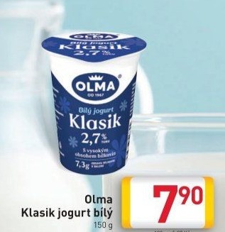 Bílý jogurt Klasik Olma