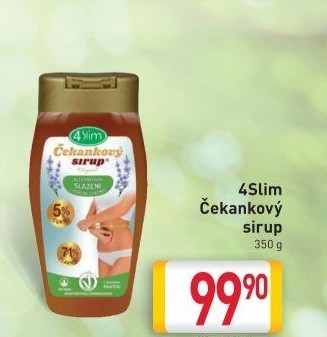 Čekankový sirup 4Slim