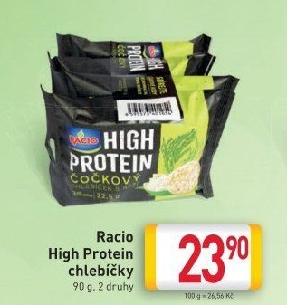 Chlebíčky pufované High Protein Racio