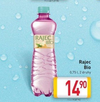 Ochucená voda bio Rajec