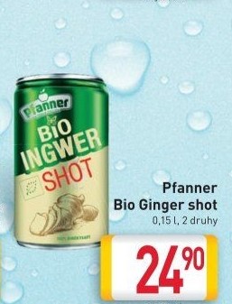 Šťáva Ginger Shot bio Pfanner