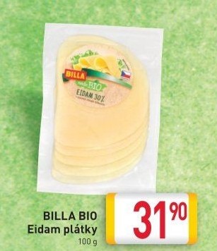Sýr Eidam 30% Naše Bio Billa