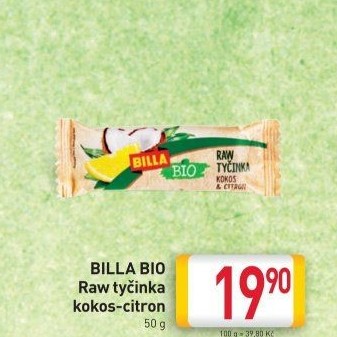 Tyčinka Raw bio Billa