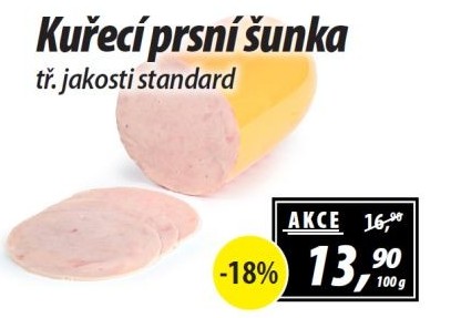 Šunka kuřecí prsní standardní