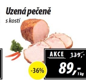 Uzená pečeně s kostí