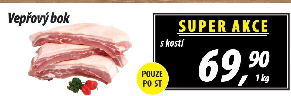 Vepřový bok s kostí
