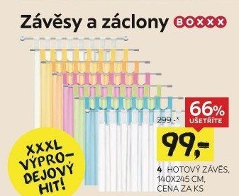 HOTOVÝ ZÁVĚS