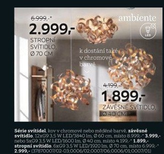 ZÁVĚSNÉ LED SVÍTIDLO