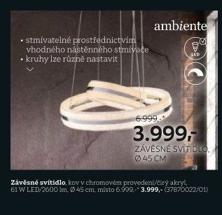 ZÁVĚSNÉ LED SVÍTIDLO