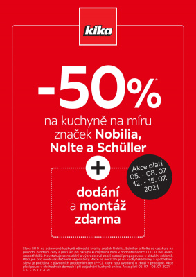 akční leták Kika nábytek 5.7.2021-15.7.2021