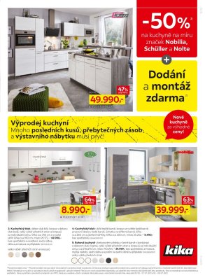 akční leták Kika nábytek 5.7.2021-18.7.2021