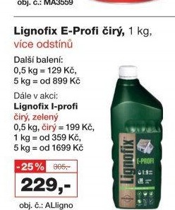 Ochrana dřeva Lignofix E-Profi Stachema