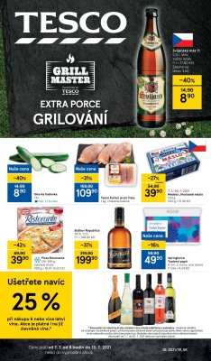akční leták Tesco 7.7.2021-13.7.2021