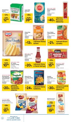 akční leták Tesco 7.7.2021-13.7.2021