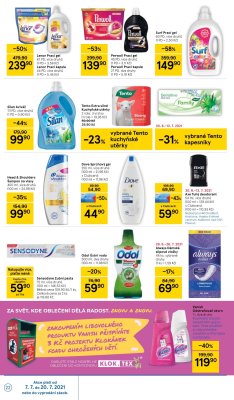 akční leták Tesco 7.7.2021-13.7.2021
