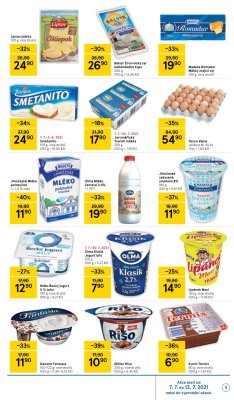akční leták Tesco 7.7.2021-13.7.2021