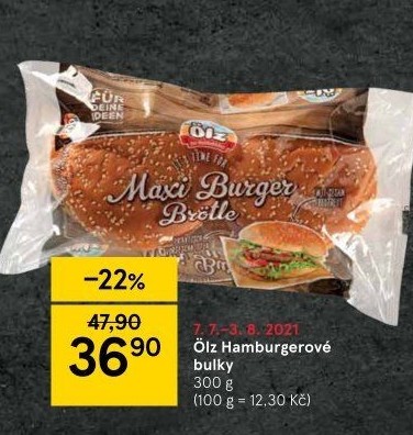 Bulky na hamburger Ölz