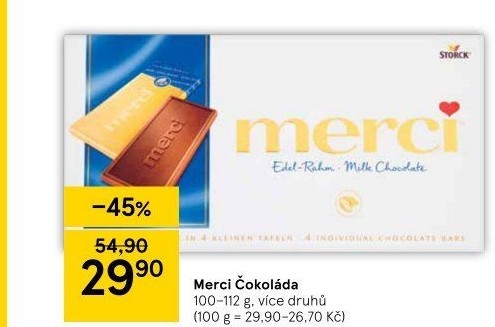 Čokoláda Merci