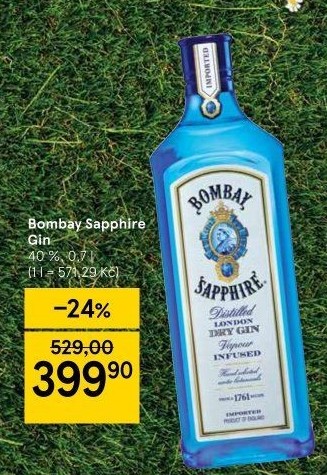 Gin Sapphire Bombay Spirits